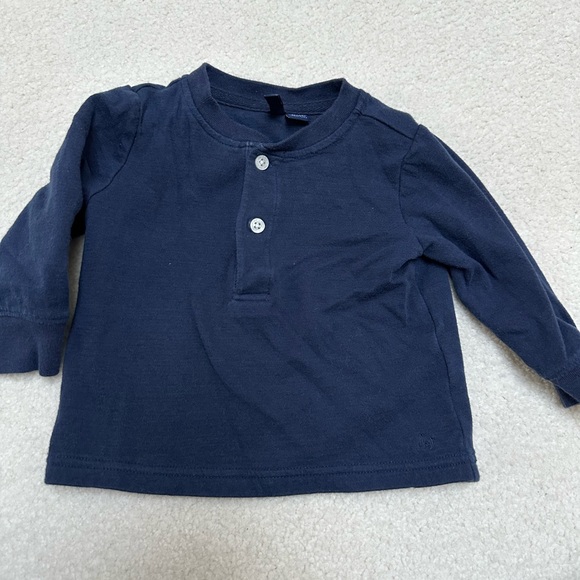 Navy Henley - Picture 1 of 2